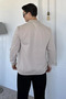 Men's Shirt Collar Sweatshirt - 3