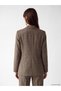 Quality Pieces from Çelebi Store Women's Embroidered Checkered Blazer Jacket - 6