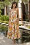 Gülseli Shoulder Tie Patterned Dress - 3