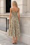 Gülseli Shoulder Tie Patterned Dress - 7