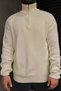 Men's Collared Zippered Knit Sweater - 4