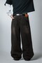 Dustline Black Super Baggy Men's Jean Pants - 5