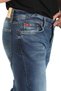 Jagger Men's Slim Straight Fit Regular Waist Straight Leg Jeans Blue - 3