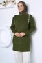 Gülseli Stone Embellished Hijab Knitwear Tunic - 3