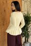 Gülseli Women's Knit Blouse with Scarf Accessory - 5