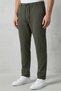 Men's Self-Patterned Trousers with Waist Tie