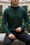 Men's Turtleneck Patterned Knitwear Sweater