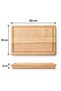 Handmade Natural Wood Cutting Board for Meat and Vegetables, Available in 3 Different Sizes. - 3