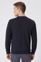 Newdwade Men's O Neck Sweatshirt Brown - 4