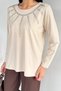 Stoned Mother Combed Cotton Blouse - 3