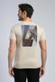 Rinaldo Men's 100% Cotton Crew-Neck T-Shirt Beige - 3