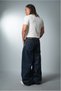 Ink Denim Wide Leg Super Baggy Blue Men's Jean Trousers - 4