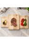 Handmade Natural Wood Cutting Board for Meat and Vegetables, Available in 3 Different Sizes. - 4