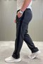 Straight-Leg Men's Sweatpants with Side Stripes - 2