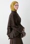 Ethnic Patterned Tunic Bitter Brown Set - 5