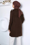 Gülseli Stone Embellished Hijab Knitwear Tunic - 5