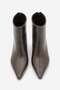 Women's Pointed Toe, Slim-Leg, High-Heeled, Zip-Up Boots in Derlis Brown - 7