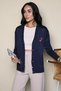 Women's embroidered knit cardigan - 2