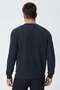 Newdwade men's crew neck sweatshirt anthracite melange - 4