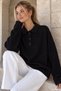 Gülseli Women's Half-Button Knit Sweater