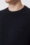 Newdwade men's crew neck sweatshirt black - 5