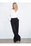 LCW Vision Black Straight-Leg Standard & Regular Wide-Leg Women's Pants, with the ALITA CITY Touch