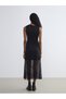 Trendy Picks from Kübra Butik: Off-the-Shoulder Lace Dress with Yoke Detail - 5