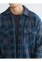 Comfortable Fit Long Sleeve Checkered Embroidered Men's Shirt Jacket from Uzg Store for Style Enthusiasts - 6