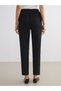 Trendy Picks from Kübra Butik: Women's Carrot-Cut Textured Pants with a Drawstring Waist - 6