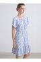 LCW Comfort Blue Raschel Floral Dress—The ALITA CITY Way - 3