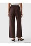 Women's Textured Muslin Pants with a Waist Cord - 8