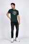 Jeff Men's Gray Normal Waist Slim Fit Very Narrow Leg Jeans