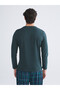 Zero Roba Collar Long Sleeve Men's Pajama Top for Style Enthusiasts from Uzg Store - 5