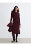 I Devrik Roba Collar Ribbed Knitwear Dress from Freezen Store