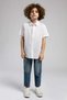 Alexandre boys' short sleeve shirt - white - 2