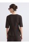 A Zero-Yoke Detail Peplum Women's Knit Sweater from UZG STORE for Style-Conscious Women - 5