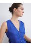 Trendy Picks from Kübra Butik: V-Neck 100% Linen Blouse - 4