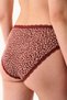 Burgundy Pointel Leopard Patterned Slip Panties - 2