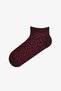 5 Pairs of Seamless Cotton Leopard Patterned Booties Socks - 5