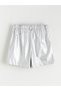 Quality Pieces from Çelebi Store Metallic Leather Look Girls' Shorts - 4