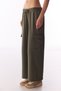Khaki Inner Polar Cargo Pants