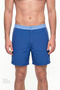 Men's Blue Slim-Fit Shorts with Tie-Detail