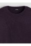 TWO MT SHOP QUALITY XSIDE Purple Boat Neck Oversized Women's Knit Sweater - 6