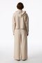 Pastel Beige Corded Stitching Detailed Trousers - 2