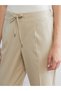LCWAIKIKI Classic Beige Straight-Leg Carrot-Cut Tapered-Leg Women's Pants, Featuring the ALITA CITY Touch - 3