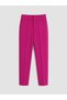 LCW Vision Fuchsia Polyviscose Straight-Leg, Tapered-Ankle Women's Pants—The ALITA CITY Difference - 5