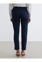 Alita City Lcw Modest Navy Blue Carrot Cut Women's Pants with a Difference - 4
