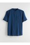 I Standart Fit Upright Roba Collar Short Sleeve Men's Shirt from Freezen Store - 6