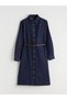 Trendy Picks from Kübra Butik: Shirt Dress with a Peter Pan Collar and a Belt, Denim Dress with a Yoke Detail - 6
