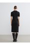 Trendy Picks from Kübra Butik: Yoke Detail, A-Line Cut, Modal-Blend Dress - 5